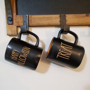 Rae Dunn Halloween mugs set of 2